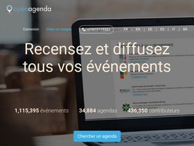'openagenda.com' screenshot