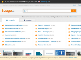 'tuugo.de' screenshot