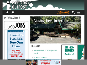 'lostcoastoutpost.com' screenshot