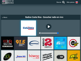 'radioscostarica.org' screenshot