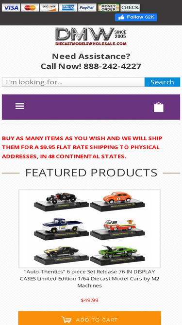 Dmw deals diecast cars