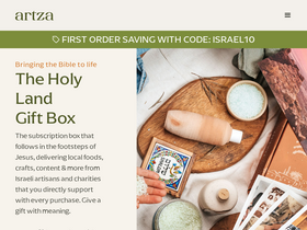 'artzabox.com' screenshot