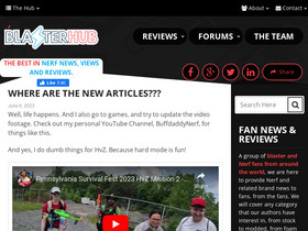 'blasterhub.com' screenshot