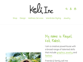 rakeli.com homepage screenshot