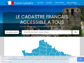 'france-cadastre.fr' screenshot