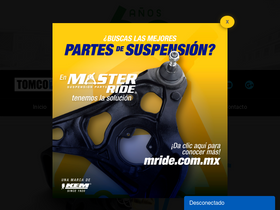 'tomco.com.mx' screenshot