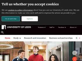 'leeds.ac.uk' screenshot