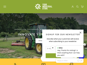 Your Industrial Store website screenshot