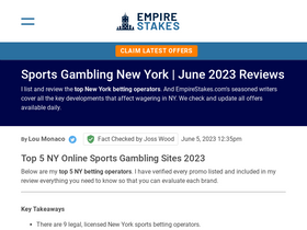 'empirestakes.com' screenshot