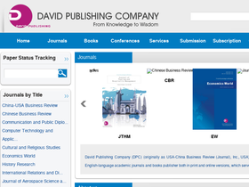 'davidpublisher.com' screenshot