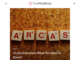 'themindfool.com' screenshot