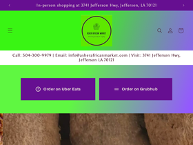 ashermart.com homepage screenshot