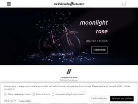 'schindelhauerbikes.com' screenshot