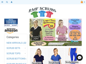 'rmfscrubs.com' screenshot