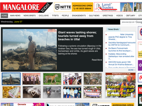 'mangaloretoday.com' screenshot