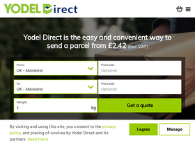 'yodeldirect.co.uk' screenshot