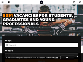 'studentjob.co.uk' screenshot