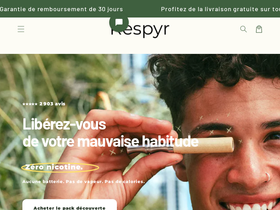 Respyr website screenshot