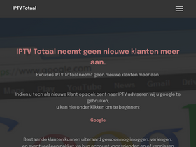 'iptvtotaal.com' screenshot