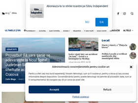 'sibiuindependent.ro' screenshot