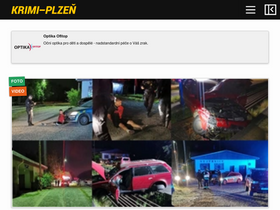 'krimi-plzen.cz' screenshot