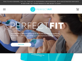 perfectfitpointe.com homepage screenshot