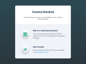 'vave.com' screenshot