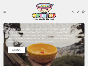 overtopbowls.com homepage screenshot