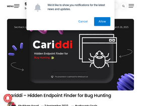 'secnhack.in' screenshot