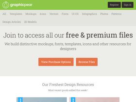 'graphicpear.com' screenshot