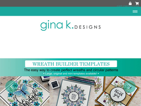 'ginakdesigns.com' screenshot