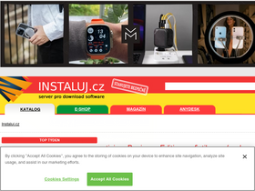 'instaluj.cz' screenshot