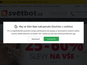 'svetbot.cz' screenshot