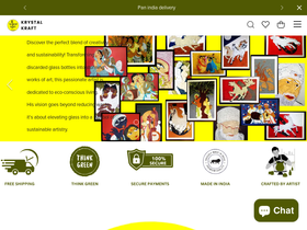 krystalkraft.com homepage screenshot