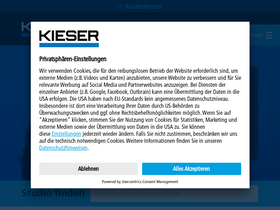 'kieser-training.de' screenshot