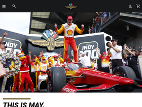 'indianapolismotorspeedway.com' screenshot