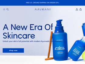 aavrani.com homepage screenshot