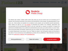 'fietsen123.nl' screenshot