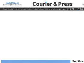 'courierpress.com' screenshot