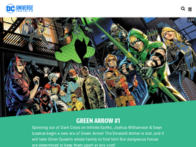 'dcuniverse.com' screenshot