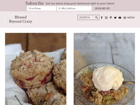 'blessedbeyondcrazy.com' screenshot