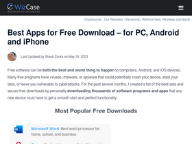 'wizcase.com' screenshot