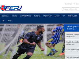 'fferj.com.br' screenshot