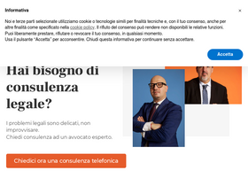 'avvocatoaccanto.com' screenshot