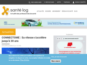 'santelog.com' screenshot