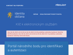 'identitaobcana.cz' screenshot