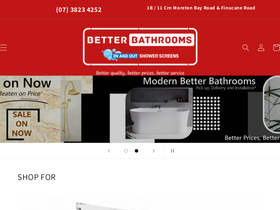 betterbathrooms.com.au homepage screenshot