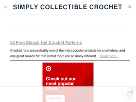 'simplycollectiblecrochet.com' screenshot