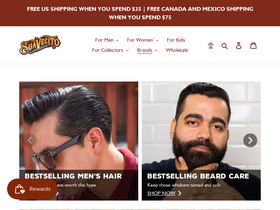 'suavecito.com' screenshot