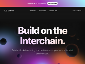 'cosmos.network' screenshot